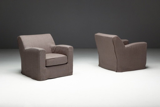 Lounge Chairs by Christian Liaigre, France, 1990s