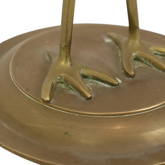 Large Brass Crane Bird XL Hollywood Regency Design 61cm – Decorative Objects (photo 12 of 15)