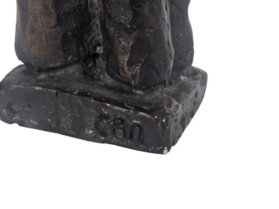 Image 1 of Corry Ammerlaan van Niekerk - bronze - sculpture 'Friendship' - 1990s