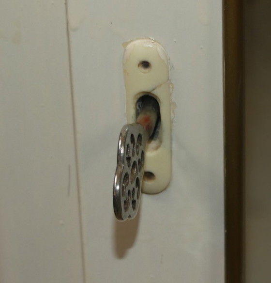 Image 1 of vintage kitchen buffet 40s 50s kitchen cabinet 3-piece industrial style retro