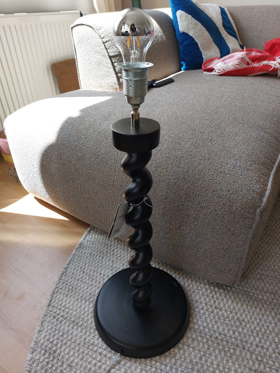Image 1 of New Polspotten Twister lamp base floor lamp table lamp black