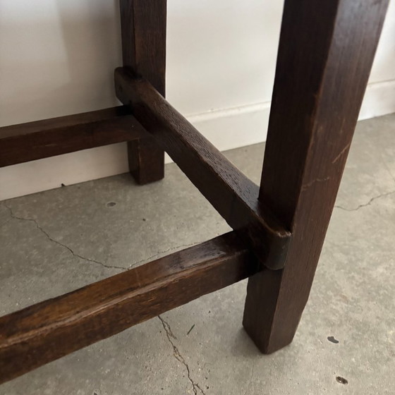 Image 1 of Varnished wooden stool