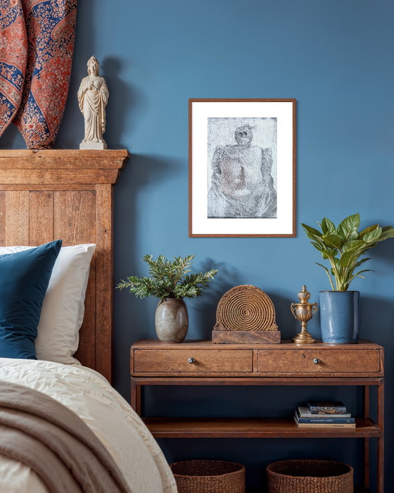 Image 1 of Robert Detheux "Erzwungene Stille" wunderschönes Gemälde von 1976