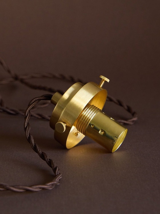 Image 1 of Art Deco roze marmeren draagbare lamp