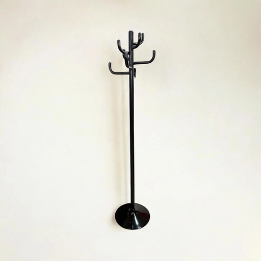 Vintage Zwart Metalen Cactus Kapstok van H+H Collection, jaren 1970-1980