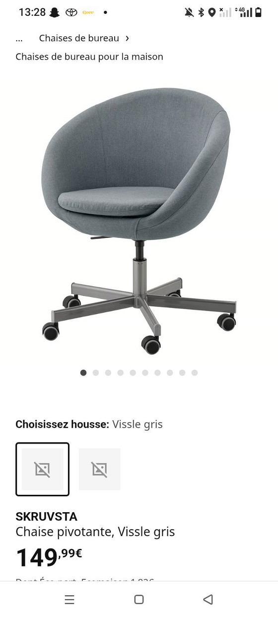 Image 1 of 8 Ikea Skruvta stoelen