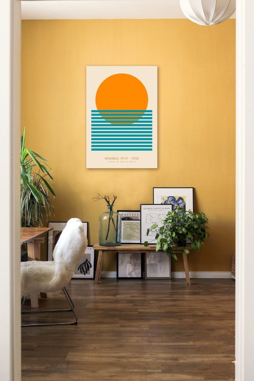 Bauhaus - Sunset 1924 - Minimalist Art - Poster 70 x 100 cm