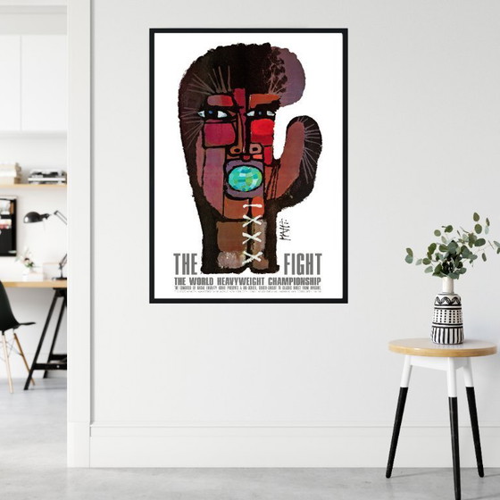 Image 1 of "The Fight" Muhammad Ali - Joe Frazier championnat du monde de boxe 1971 - 70 x 100 cm