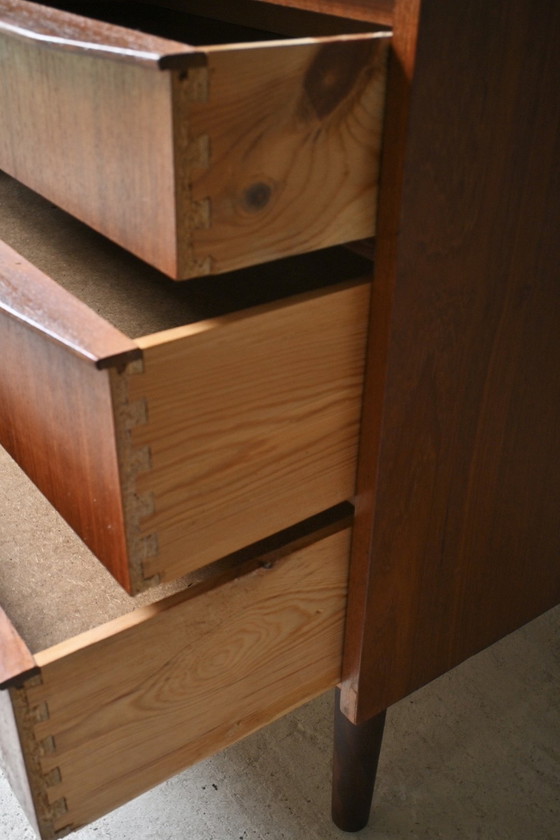 Image 1 of Scrivania/toletta di design danese con specchio nascosto