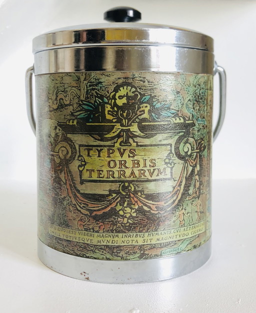 Eissiegel Dekor Mappe Welt Vintage