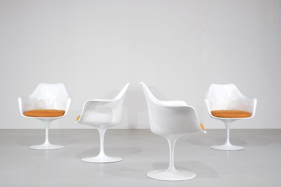 Image 1 of Juego de cuatro sillones Tulip de Eero Saarinen para Knoll International - década de 1960