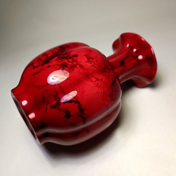 Zsolnay - Vaso - Vaso Eosina Rosso - Porcellana – Vasi, Porcelain (photo 18 of 22)