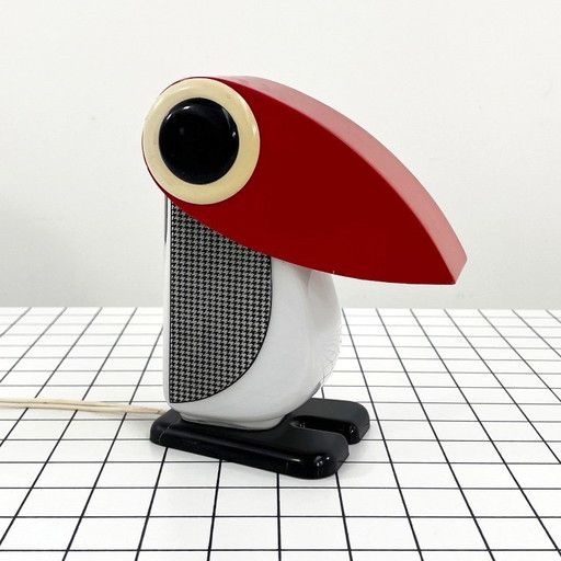 Penguin Table Lamp by Fernando Cassetta for Tacman, 1970s