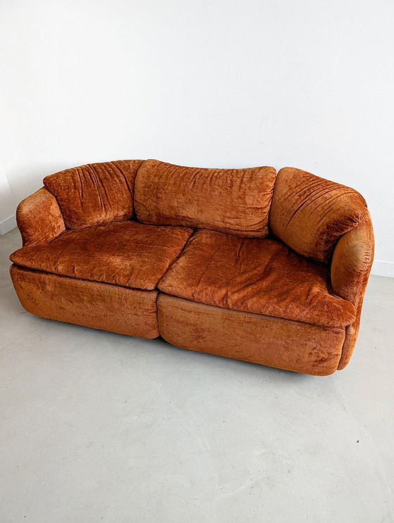 Image 1 of Sofa 'Confidential' von Alberto Rosselli für Saporiti 1970er Jahre