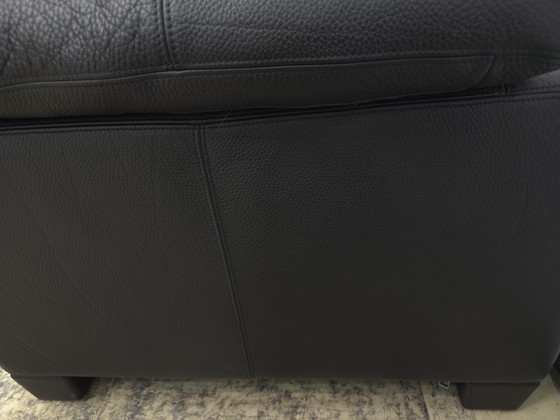 Image 1 of De Sede ds 17 Wk Living Leather Sofa Couch Designer Sofa Black Top