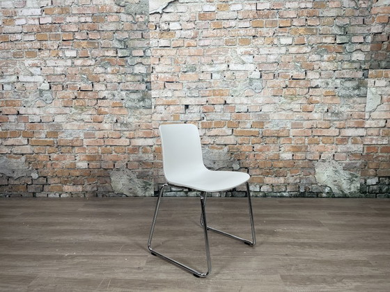 Image 1 of 4x Vitra HAL RE Sledge bianco