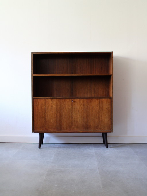 Vintage dänisches Bücherregal aus Palisanderholz
