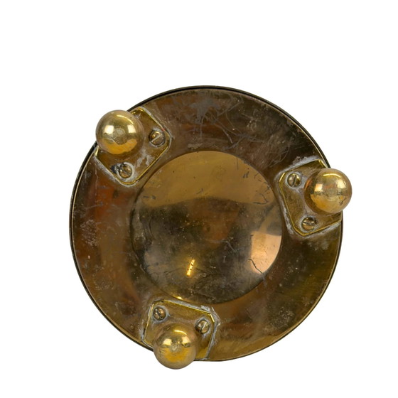 Set di Portacandele Decorativi in Ottone – Stile Altare Classico – XX Secolo – Brass, Vintage (photo 5 of 5)