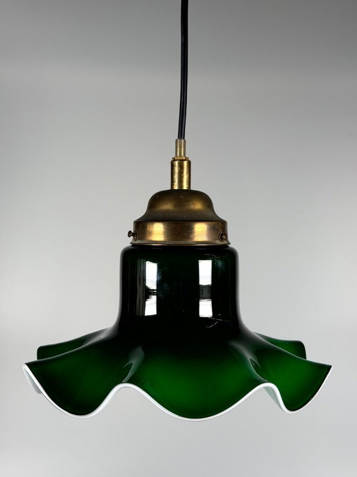 Lámpara de techo Peill & Putzler Alemania, años 60/70, cristal, diseño de la era espacial. – plafondlampen (photo 2 of 13)