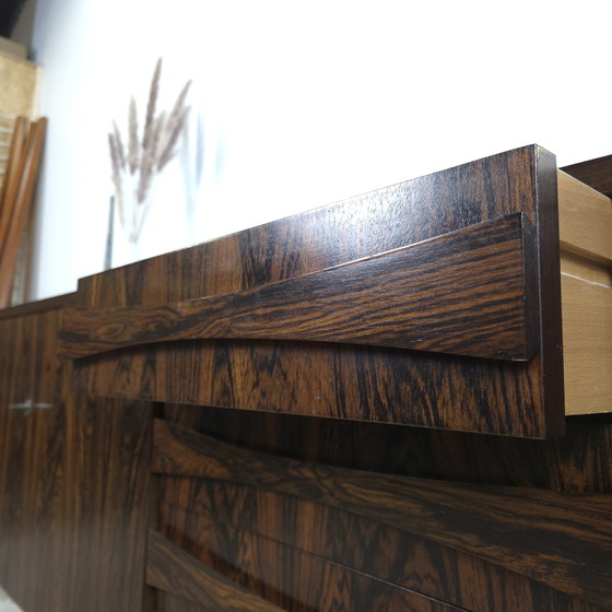 Image 1 of Vintage jaren 60 - 70 palissander sideboard tv meubel 60's