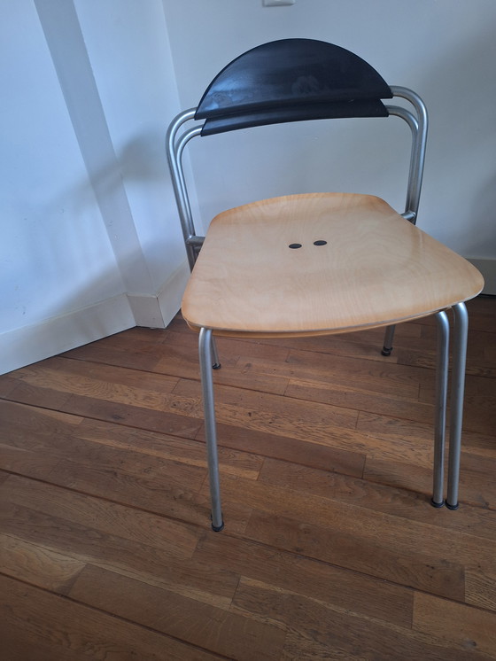 Image 1 of 2x Silla Frits Hansen Vico Magistretti