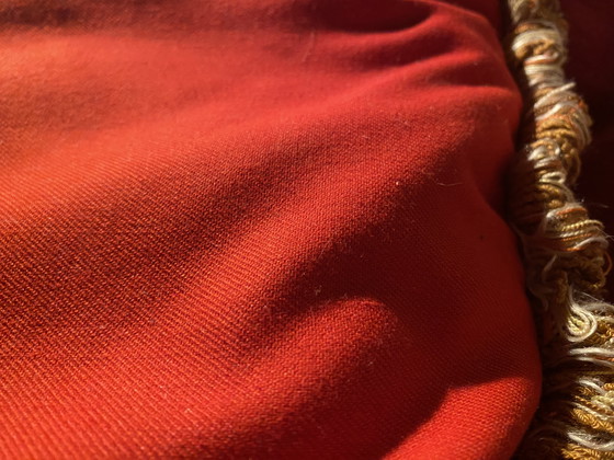 Image 1 of Vintage Seide Daunen Kissen Rarität 