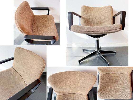 Image 1 of Gispen Vintage Armchair / Office chair - Dutch Design - Excellent état - Mid Century - Swivel