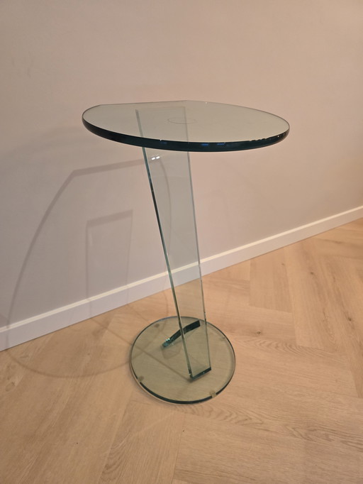 Table d'appoint design en verre
