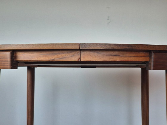 Image 1 of  Set da pranzo allungabile Roundette in teak di Hans Olsen per Frem Røjle, Danimarca, anni '60