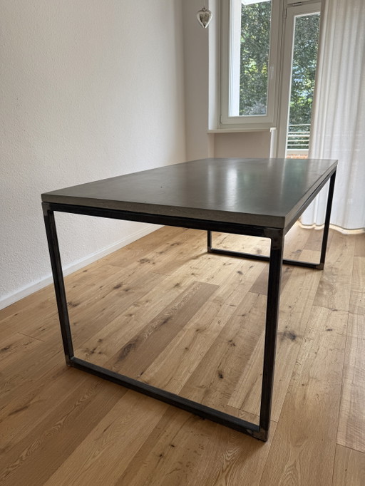 Tavolo da pranzo in cemento Jung & Grau 160x90cm