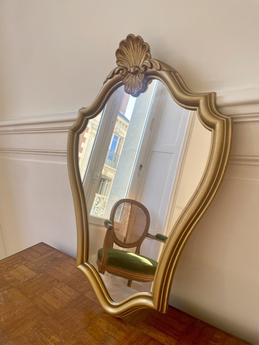 Baroque gilded mirror