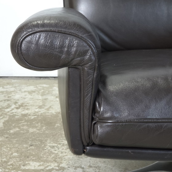Image 1 of Fauteuils lounge pivotants en cuir De Sede DS-31, design vintage des années 1960