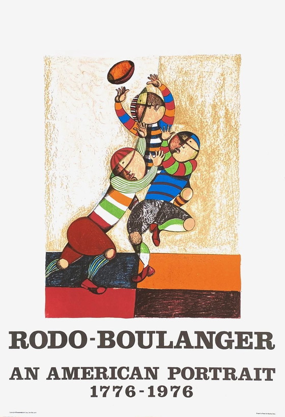 Image 1 of Graciela RODO BOULANGER Un portrait américain, affiche originale 1976