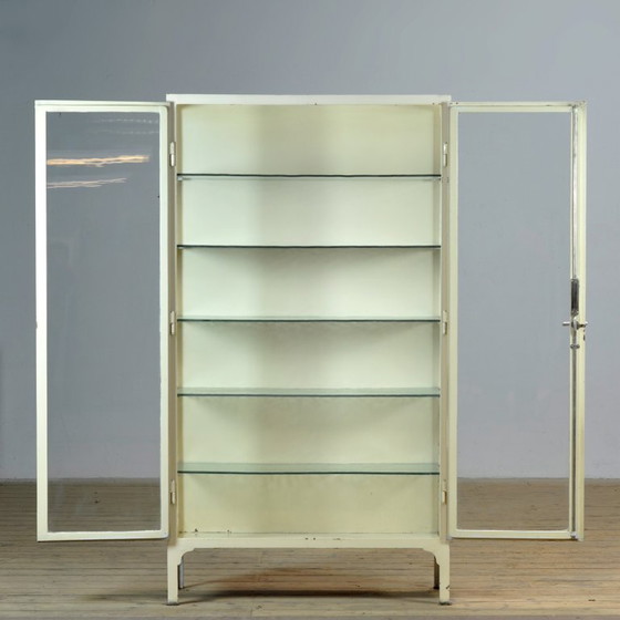 Image 1 of Mobiletto medico in ferro, anni '30