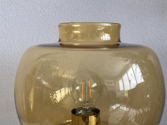 Image 1 of Vintage Design Glass Table Lamp