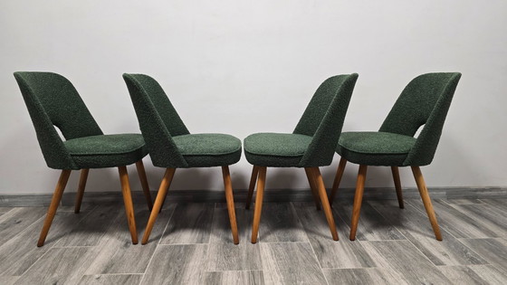 Image 1 of Eetkamerstoelen van Oswald Haerdtl voor Ton, set van 4