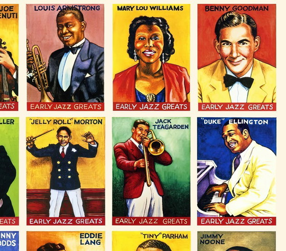 Robert Crumb - "Early Hot Jazz Greats" - Poster 50 x 70 cm – Paper (photo 3 of 7)