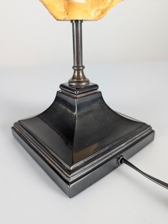 Lampada a guscio di tartaruga in resina finto tartaruga, stile Maison Jansen, anni '70 – masion jansen (photo 9 of 15)
