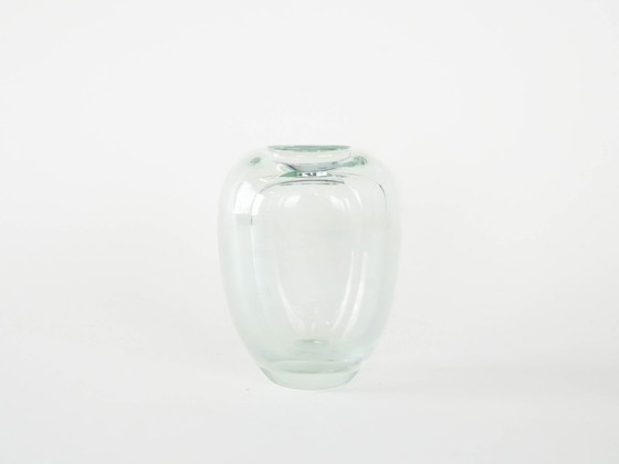 Image 1 of Glasvase, dänisches Design, 1960er Jahre, Hersteller: Holmegaard