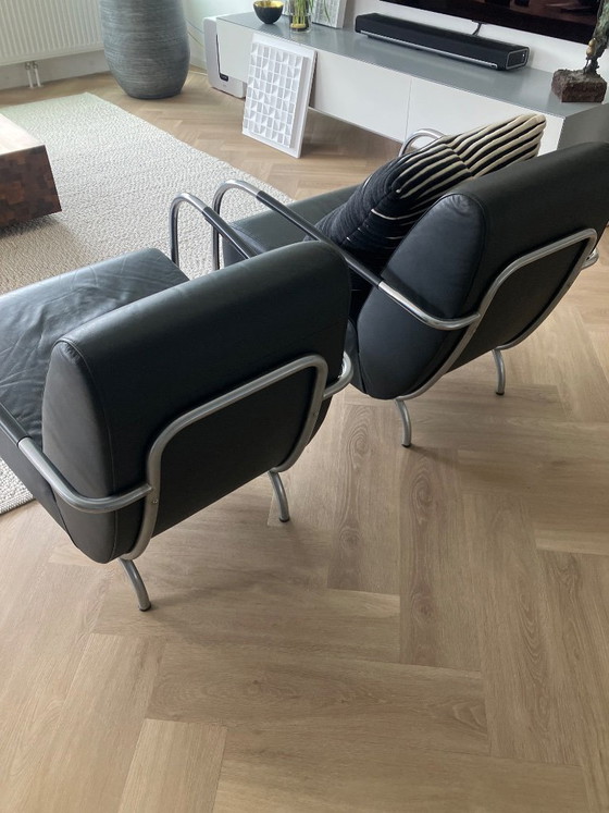 2 Harvink Poltrone – Leather, Metal (photo 4 of 5)