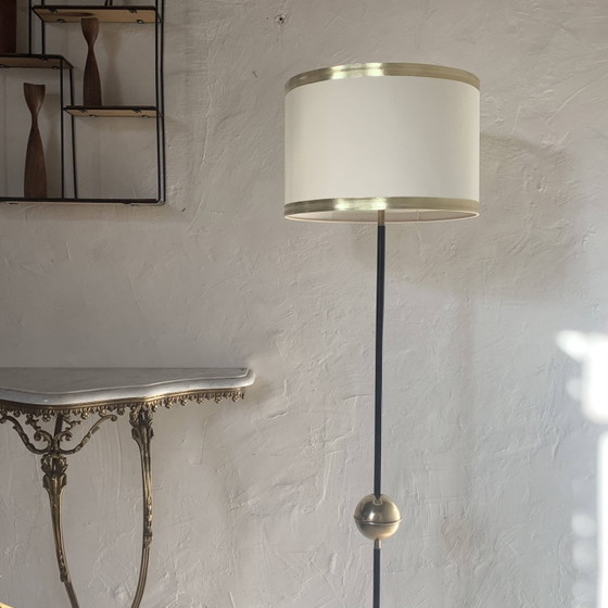 Messing statief vloerlamp – Vloerlampen, Brass, Vintage (photo 2 of 9)
