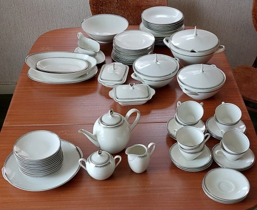 Juego completo de vajilla vintage de gran tamaño – Winterling Bavaria (años 50/60) – servies, Porcelain