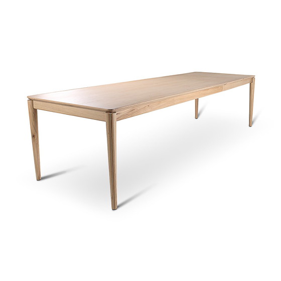 Image 1 of Table de salle à manger Castle Line en chêne naturel - extensible 200 x 100