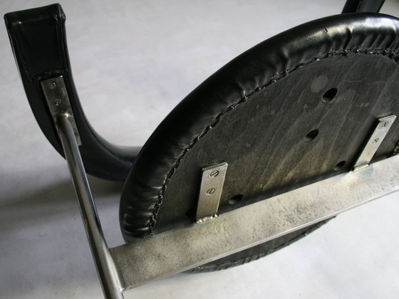Image 1 of Bullhorn Chair RAR Hans Kaufeld 60th Kontor Chair Leather armchair