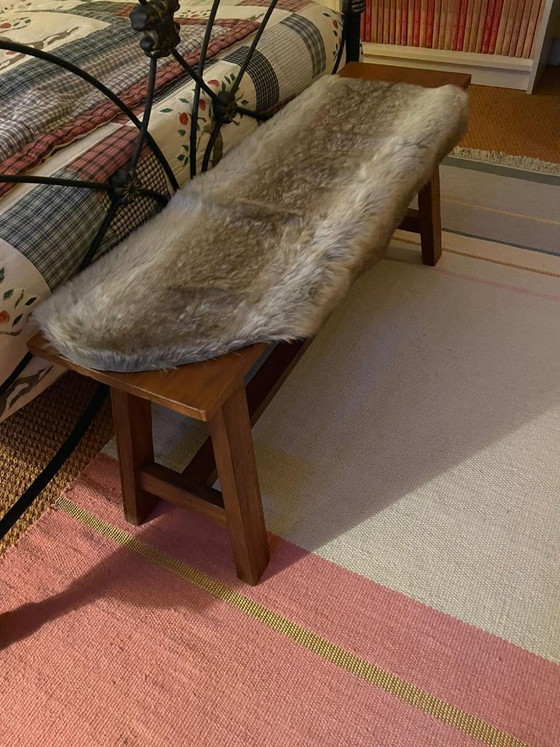 Image 1 of 2 robuste panchine di legno