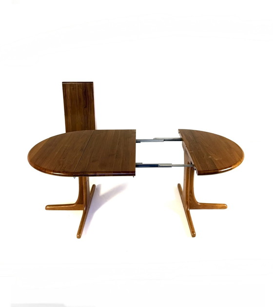 Image 1 of Table de salle à manger extensible vintage danoise, Juul Kristensen '70