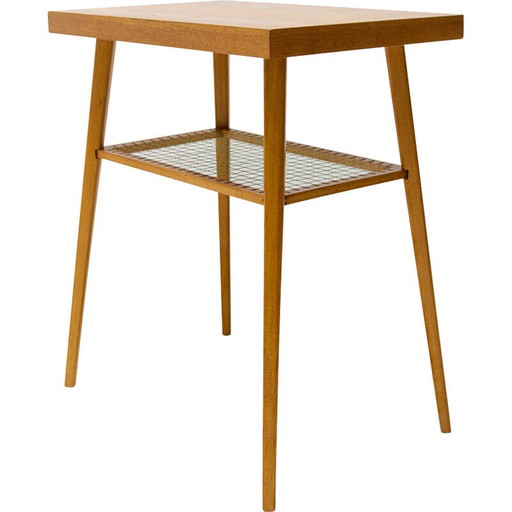 Mid Century Beistelltisch von Dřevopodnik Holešov, Tschechoslowakei 1970er Jahre