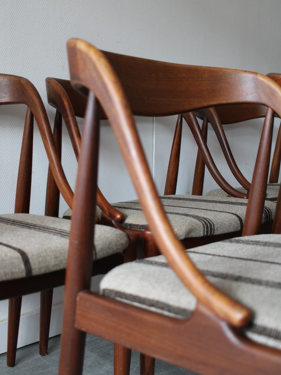 Image 1 of Vintage Danish chairs by Johannes Andersen, model 16