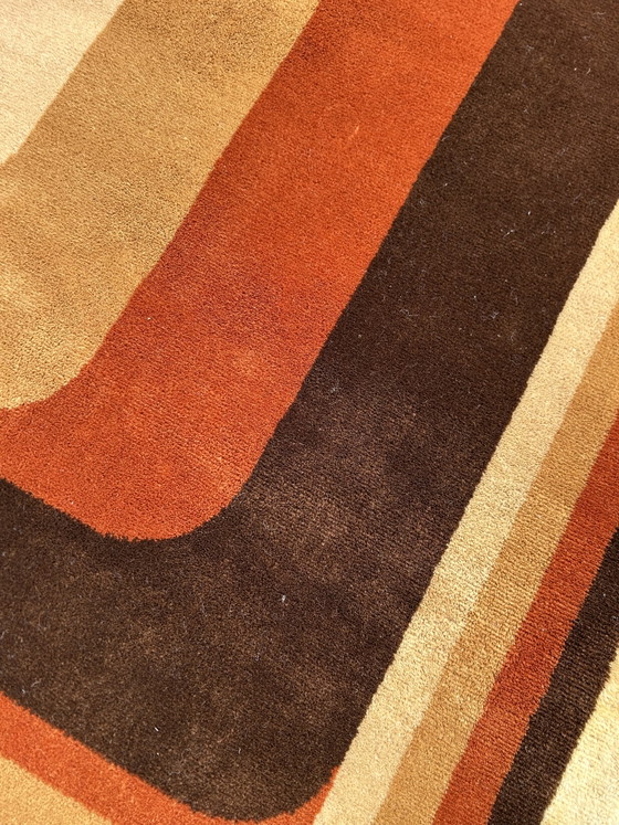 Image 1 of Vintage space age XL low-pile rug