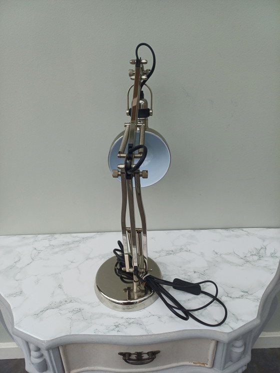 Image 1 of Lampada da scrivania vintage Ikea MCM color argento
